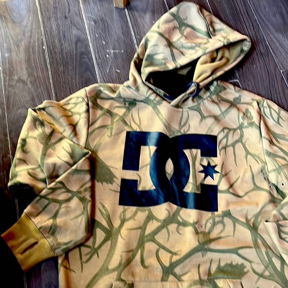 DC Snowboard Camo Hooded Sweatshirt